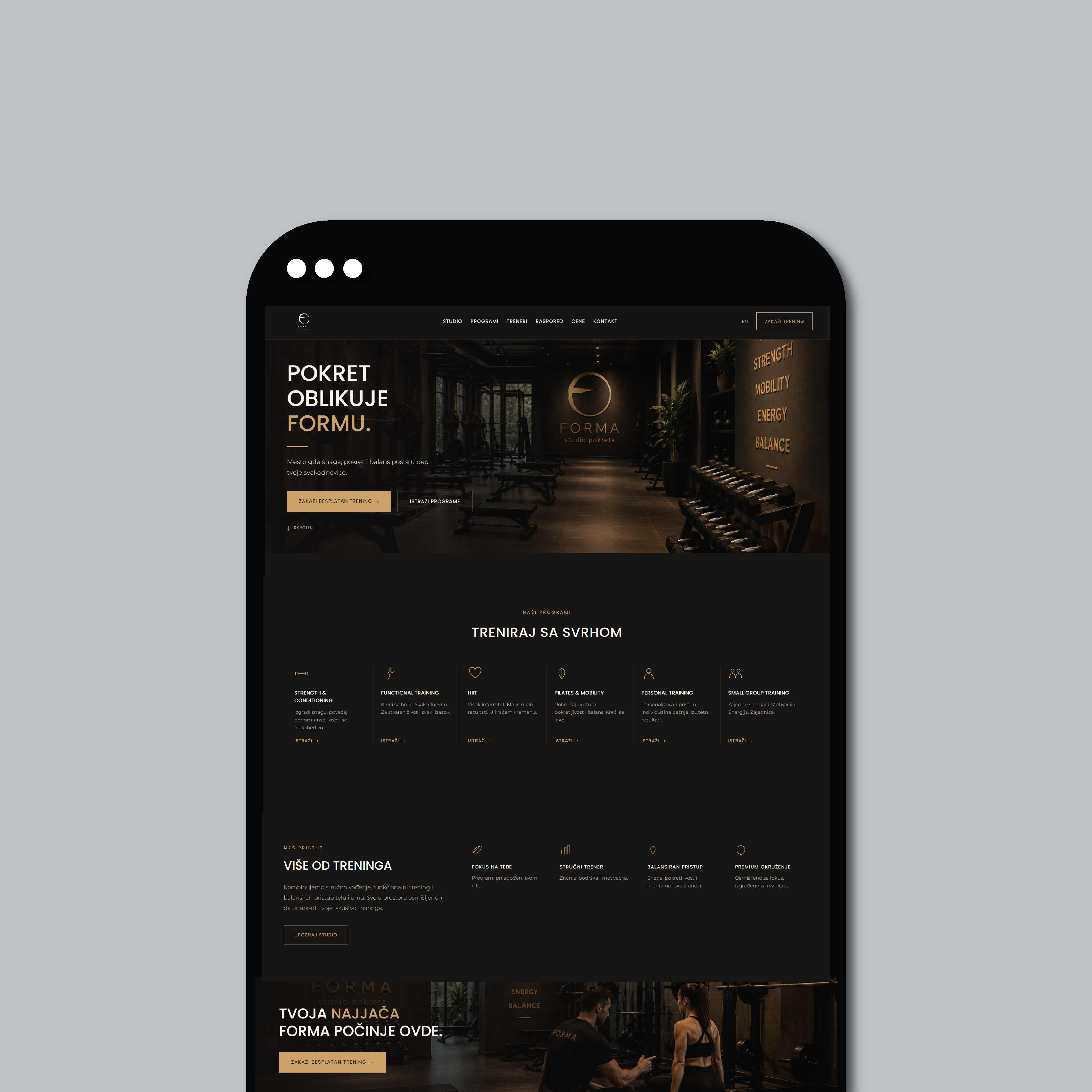 Forma Studio website