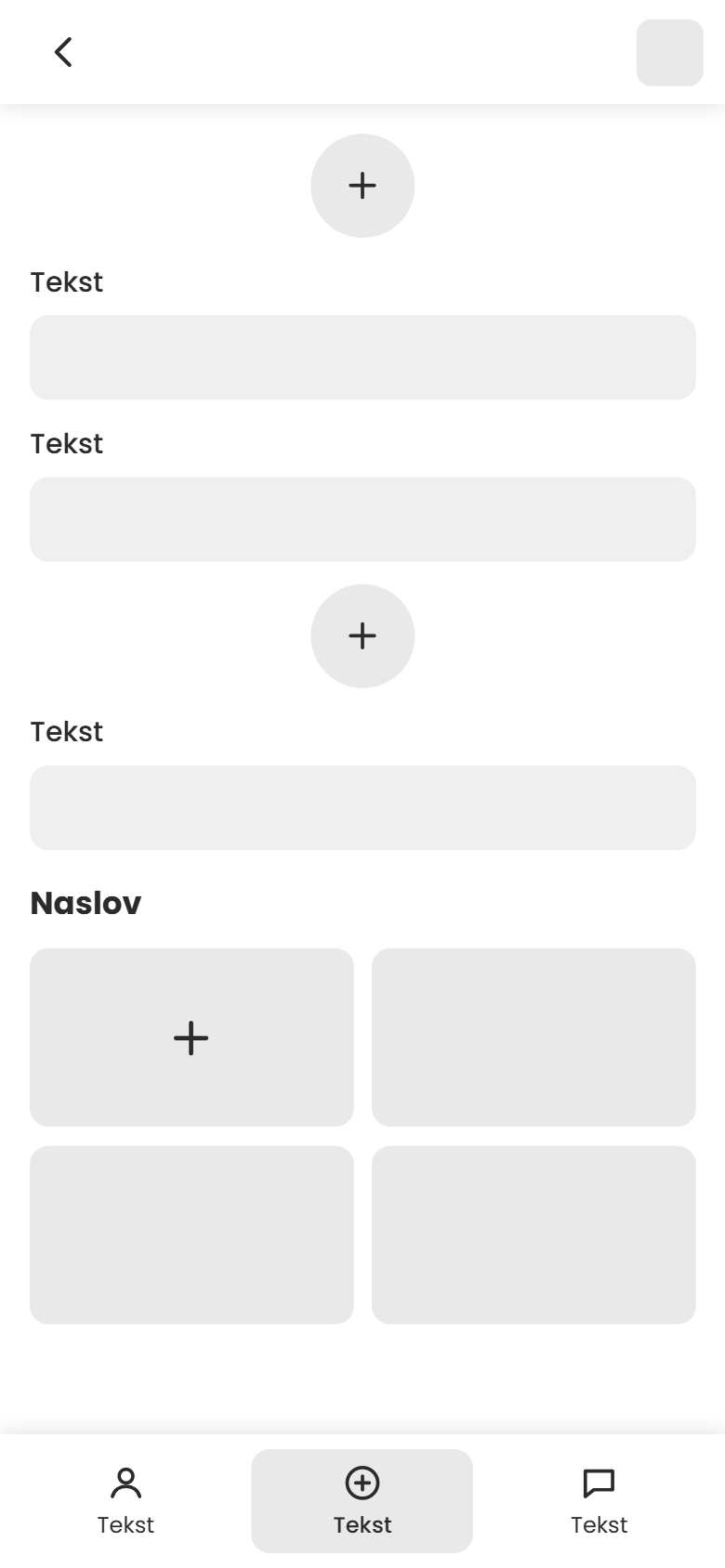 Add a listing wireframe
