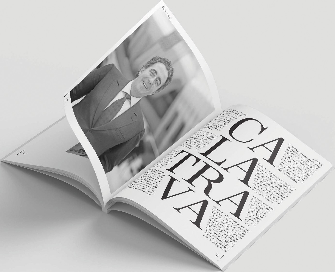 Wildcrafted magazine, Santiago Calatrava spread
