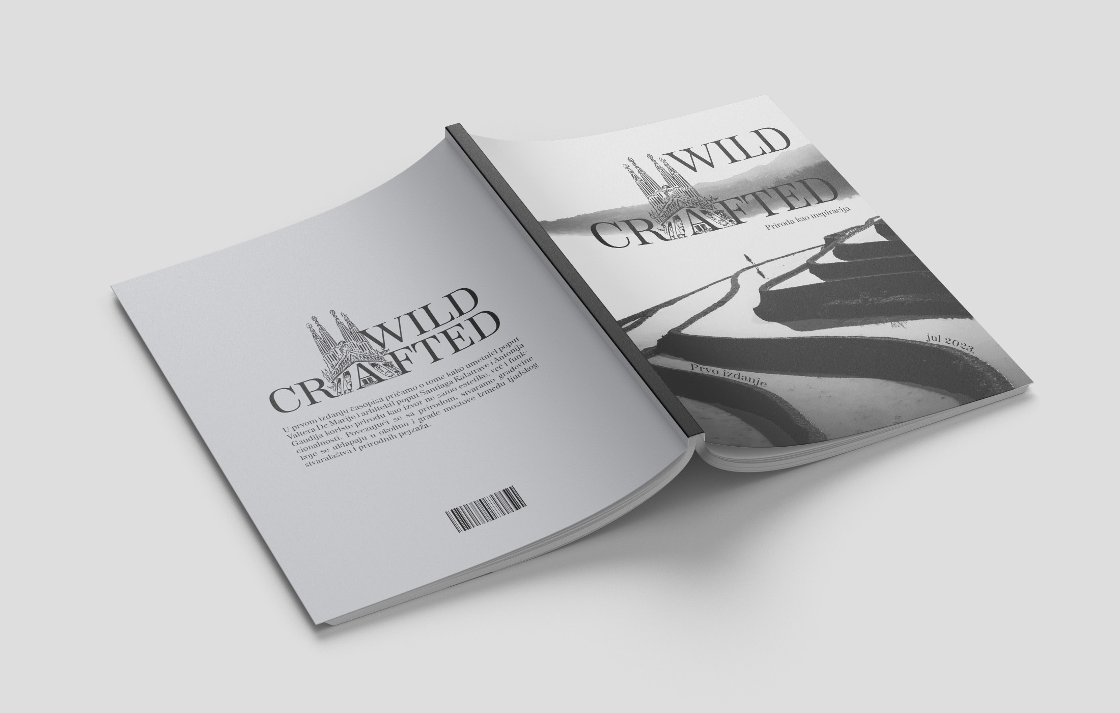 Cover and photo-essay layout